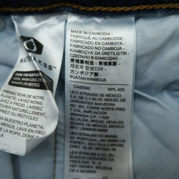 Levi's 501 Jeans Women's Size 26 Blue Mid-Rise Straight Denim 29" Inseam - Picture 12 of 16